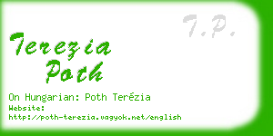 terezia poth business card